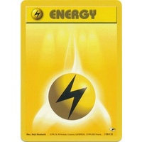 Lightning Energy 130/132 Gym Heroes Unlimited Common Pokemon Card NEAR MINT TCG