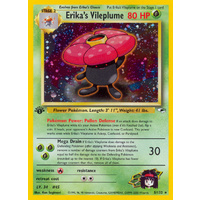 Erika's Vileplume 5/132 Gym Heroes 1st Edition Holo Rare Pokemon Card NEAR MINT TCG