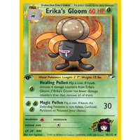Erika's Gloom 45/132 Gym Heroes 1st Edition Uncommon Pokemon Card NEAR MINT TCG