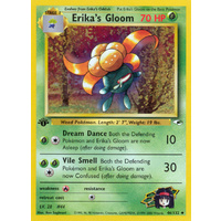 Erika's Gloom 46/132 Gym Heroes 1st Edition Uncommon Pokemon Card NEAR MINT TCG