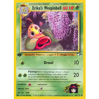 Erika's Weepinbell 48/132 Gym Heroes 1st Edition Uncommon Pokemon Card NEAR MINT TCG