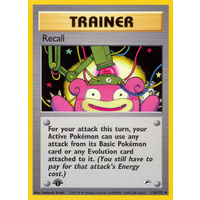 Recall 116/132 Gym Heroes 1st Edition Uncommon Trainer Pokemon Card NEAR MINT TCG