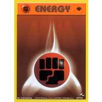 Fighting Energy 127/132 Gym Heroes 1st Edition Common Pokemon Card NEAR MINT TCG