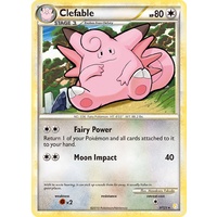 Clefable 3/123 HS Base Set Holo Rare Pokemon Card NEAR MINT TCG