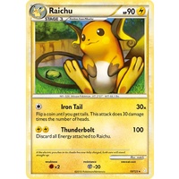 Raichu 10/123 HS Base Set Holo Rare Pokemon Card NEAR MINT TCG