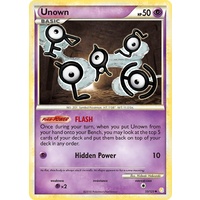 Unown 55/123 HS Base Set Uncommon Pokemon Card NEAR MINT TCG