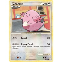 Chansey 58/123 HS Base Set Common Pokemon Card NEAR MINT TCG