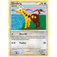 Girafarig 64/123 HS Base Set Common Pokemon Card NEAR MINT TCG