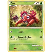 Paras 76/123 HS Base Set Common Pokemon Card NEAR MINT TCG