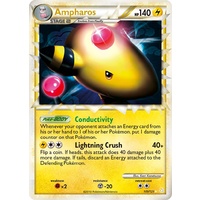 Ampharos (Prime) 105/123 HS Base Set Holo Ultra Rare Pokemon Card NEAR MINT TCG