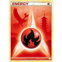 Fire Energy 116/123 HS Base Set Common Pokemon Card NEAR MINT TCG