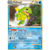 Politoed 7/95 HS Unleashed Holo Rare Pokemon Card NEAR MINT TCG