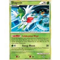 Shaymin 8/95 HS Unleashed Holo Rare Pokemon Card NEAR MINT TCG