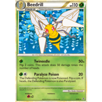 Beedrill 12/95 HS Unleashed Rare Pokemon Card NEAR MINT TCG