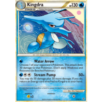 Kingdra 17/95 HS Unleashed Rare Pokemon Card NEAR MINT TCG
