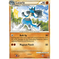 Lucario 19/95 HS Unleashed Rare Pokemon Card NEAR MINT TCG