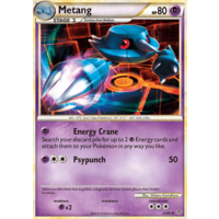Metang 33/95 HS Unleashed Uncommon Pokemon Card NEAR MINT TCG