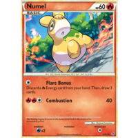 Numel 35/95 HS Unleashed Uncommon Pokemon Card NEAR MINT TCG