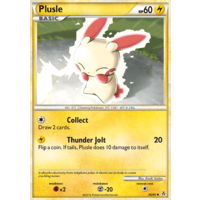 Plusle 36/95 HS Unleashed Uncommon Pokemon Card NEAR MINT TCG