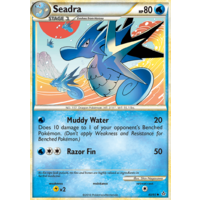 Seadra 40/95 HS Unleashed Uncommon Pokemon Card NEAR MINT TCG