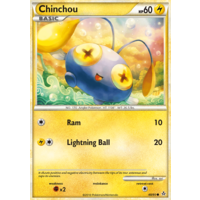 Chinchou 48/95 HS Unleashed Common Pokemon Card NEAR MINT TCG