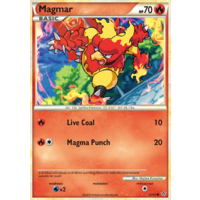 Magmar 52/95 HS Unleashed Common Pokemon Card NEAR MINT TCG