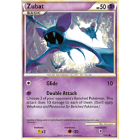 Zubat 70/95 HS Unleashed Common Pokemon Card NEAR MINT TCG