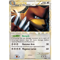 Ursaring (Prime) 89/95 HS Unleashed Holo Ultra Rare Pokemon Card NEAR MINT TCG