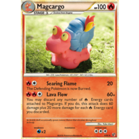 Magcargo 6/90 HS Undaunted Holo Rare Pokemon Card NEAR MINT TCG