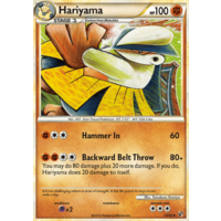Hariyama 14/90 HS Undaunted Rare Pokemon Card NEAR MINT TCG