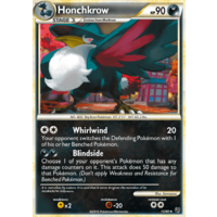 Honchkrow 15/90 HS Undaunted Rare Pokemon Card NEAR MINT TCG