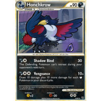 Honchkrow 16/90 HS Undaunted Rare Pokemon Card NEAR MINT TCG