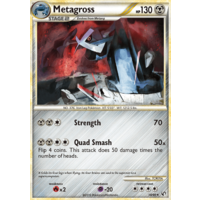 Metagross 18/90 HS Undaunted Rare Pokemon Card NEAR MINT TCG