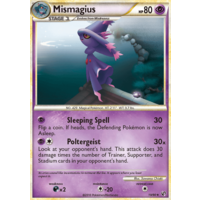 Mismagius 19/90 HS Undaunted Rare Pokemon Card NEAR MINT TCG