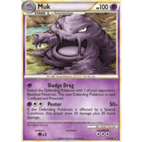 Muk 31/90 HS Undaunted Uncommon Pokemon Card NEAR MINT TCG