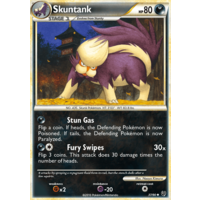 Skuntank 37/90 HS Undaunted Uncommon Pokemon Card NEAR MINT TCG