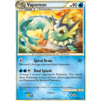 Vaporeon 41/90 HS Undaunted Uncommon Pokemon Card NEAR MINT TCG