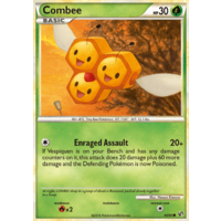Combee 44/90 HS Undaunted Common Pokemon Card NEAR MINT TCG