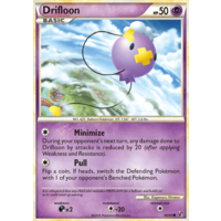 Drifloon 46/90 HS Undaunted Common Pokemon Card NEAR MINT TCG