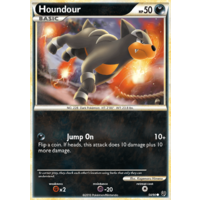 Houndour 54/90 HS Undaunted Common Pokemon Card NEAR MINT TCG