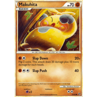 Makuhita 55/90 HS Undaunted Common Pokemon Card NEAR MINT TCG