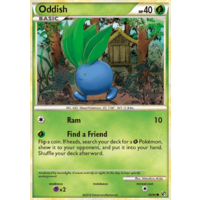 Oddish 60/90 HS Undaunted Common Pokemon Card NEAR MINT TCG