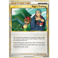 Sage's Training 77/90 HS Undaunted Uncommon Trainer Pokemon Card NEAR MINT TCG