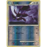 Scizor 7/90 HS Undaunted Reverse Holo Rare Pokemon Card NEAR MINT TCG