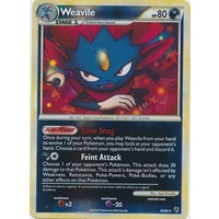 Weavile 25/90 HS Undaunted Reverse Holo Rare Pokemon Card NEAR MINT TCG