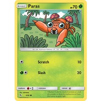 Paras 4/68 SM Hidden Fates Common Pokemon Card NEAR MINT TCG