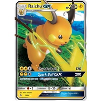 Raichu GX 20/68 SM Hidden Fates Holo Ultra Rare Pokemon Card NEAR MINT TCG