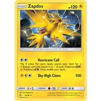 Zapdos 24/68 SM Hidden Fates Holo Rare Pokemon Card NEAR MINT TCG