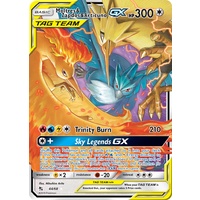 Moltres & Zapdos & Articuno GX 44/68 SM Hidden Fates Holo Ultra Rare Pokemon Card NEAR MINT TCG