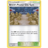 Brock's Pewter City Gym 54/68 SM Hidden Fates Uncommon Trainer Pokemon Card NEAR MINT TCG